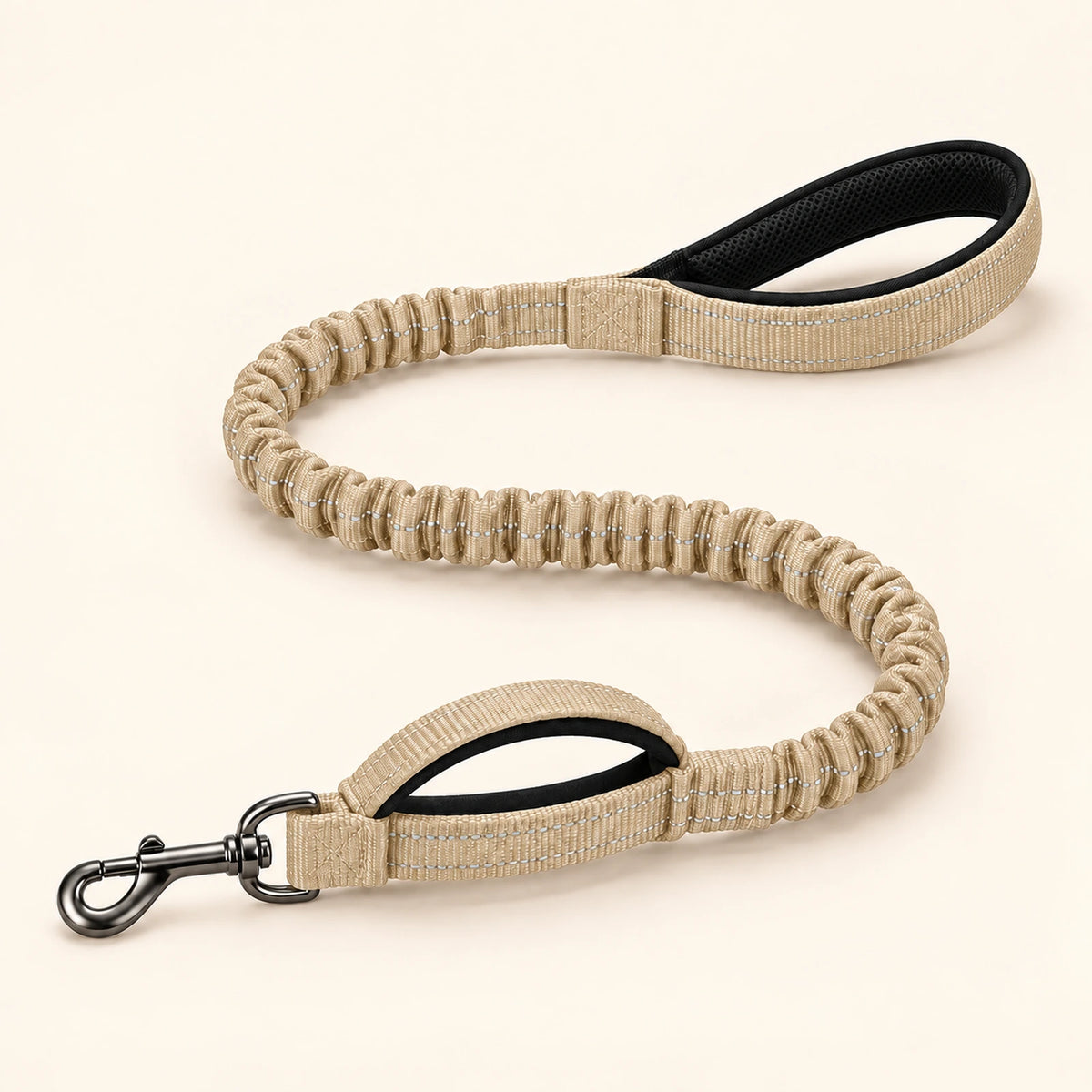Guinzaglio elastico Brave Pet beige