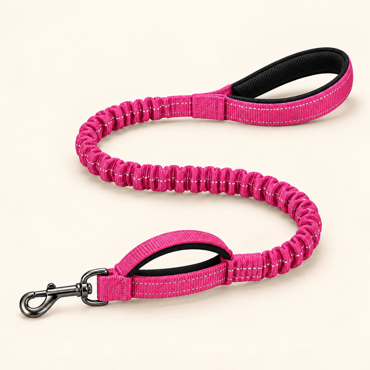 Guinzaglio elastico Brave Pet rosa