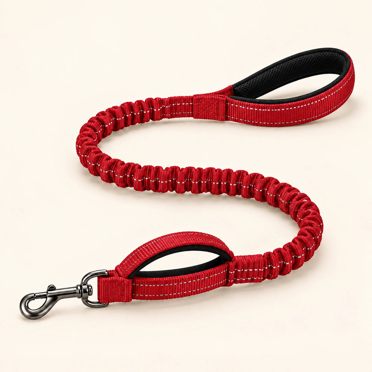 Guinzaglio elastico Brave Pet rosso