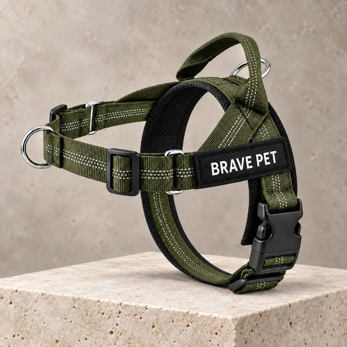 Pettorina Brave Pet verde militare